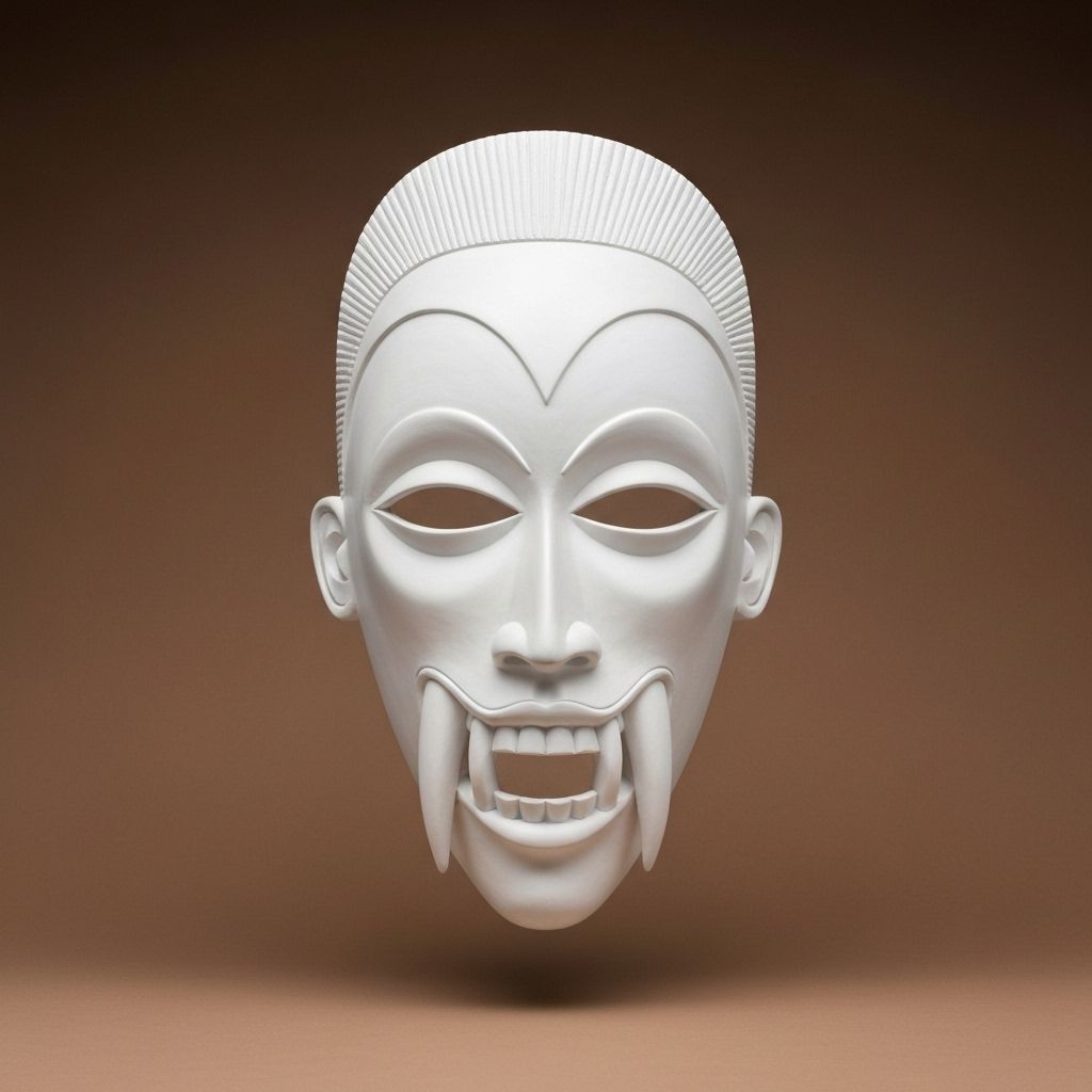 Smaller wooden mask
